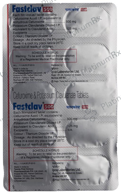 Fastclav 500 Tablet