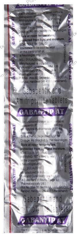 Gabantip AT 10/300mg Tablet 10s