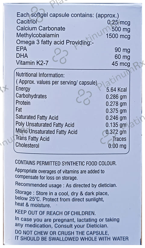 Calscy-M Softgel Capsule for Men & Women