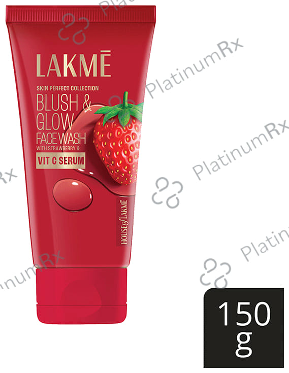 Lakme Blush & Glow Face Wash Strawberry Blast