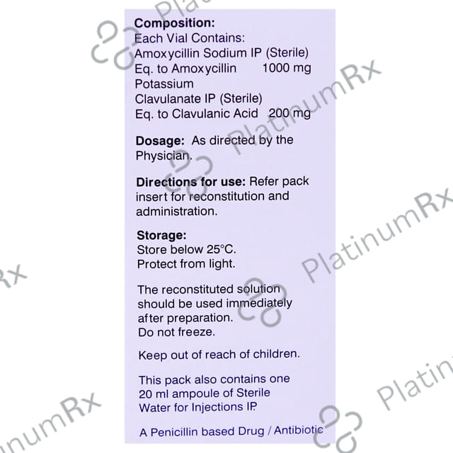 Mega CV 1.2gm Injection 10ml