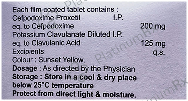 Kynsopod CV200/125mg Tablet 10s