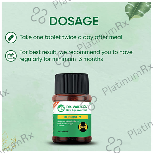 Dr. Vaidya's Herboslim Tablet (30 Tablet)
