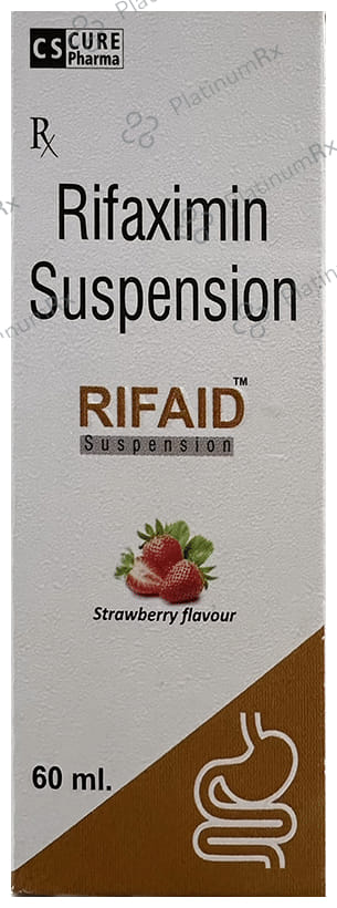 Rifaid Oral 100mg Suspension Strawberry 60ml