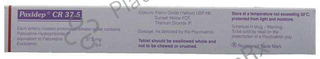 Paxidep CR 37.5mg Tablet 10s