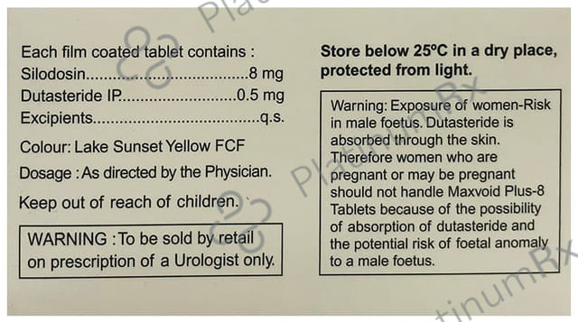Maxvoid Plus 8/0.5mg Tablet 10s