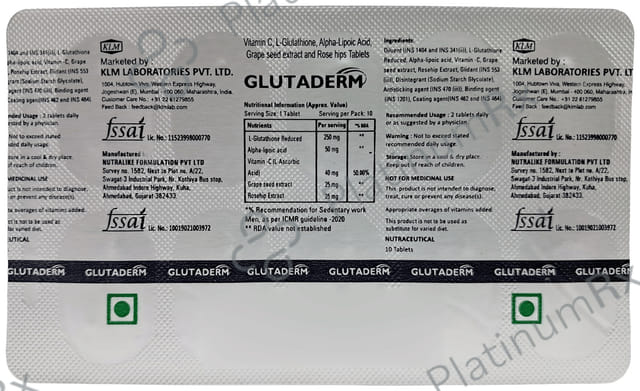 Glutaderm Tablet 10s