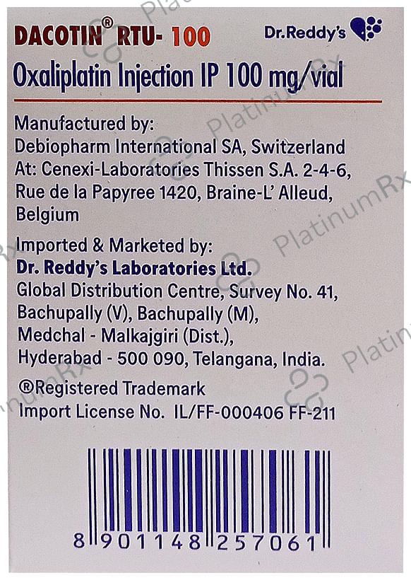 Dacotin RTU 100 Injection