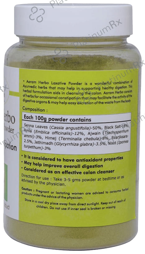 Ayurvedic Life Aaram Herbo Laxative Powder