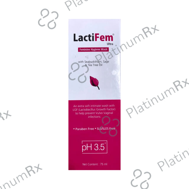 Lactifem Ultra Feminine Hygiene Wash 75ml