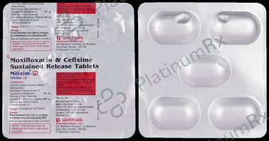 Milixim M 400/400mg Tablet SR 5s