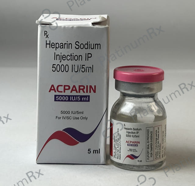 Acparin 5000IU Injection 5ml