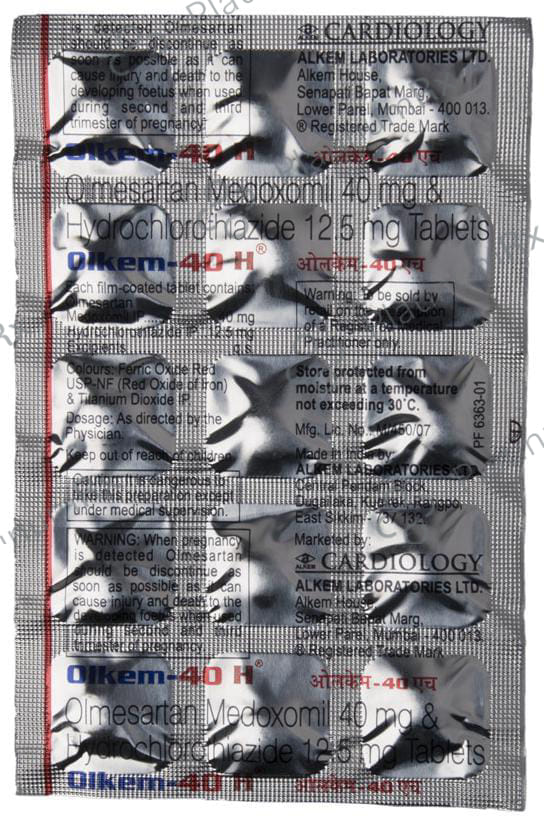 Olkem H 40/12.5mg Tablet 15s