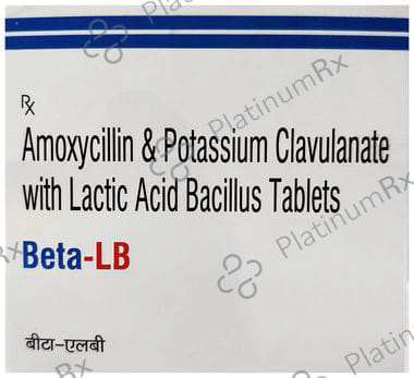 Beta LB 500/125mg Tablet 6s