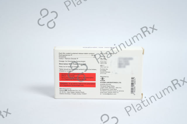 Dydrosure SR 20mg Tablet 10s
