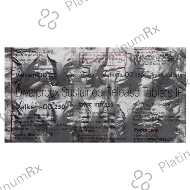 Valkem OD SR 250mg Tablet 10s
