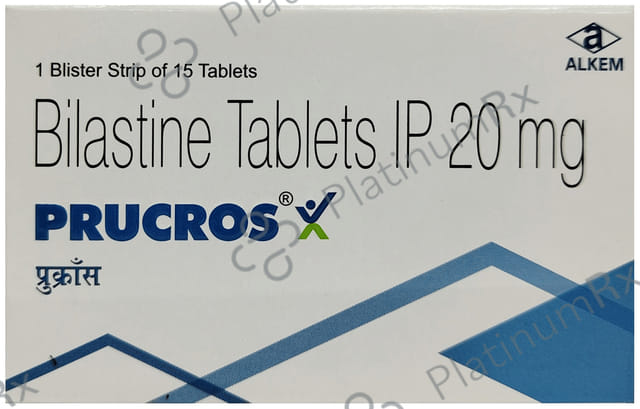 Prucros 20mg Tablet 15s