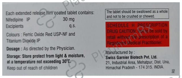 Folcardia XL 30mg Tablet 10s