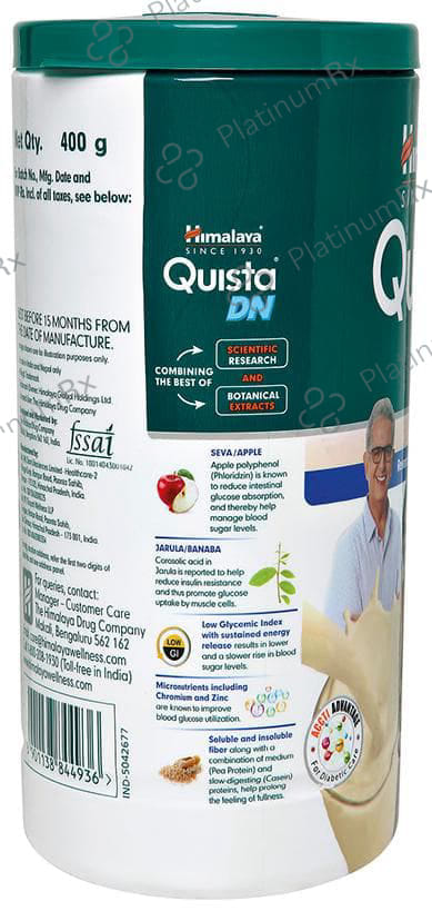 Himalaya Nutrition Quista DN Nutritional Supplement For Diabetics Powder 400gm