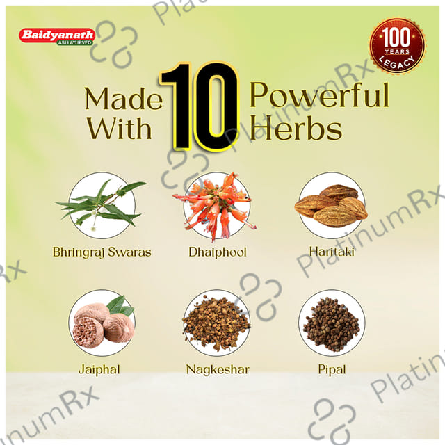 Baidyanath Bhringrajasava - Manages Hair Fall & Greying of Hair