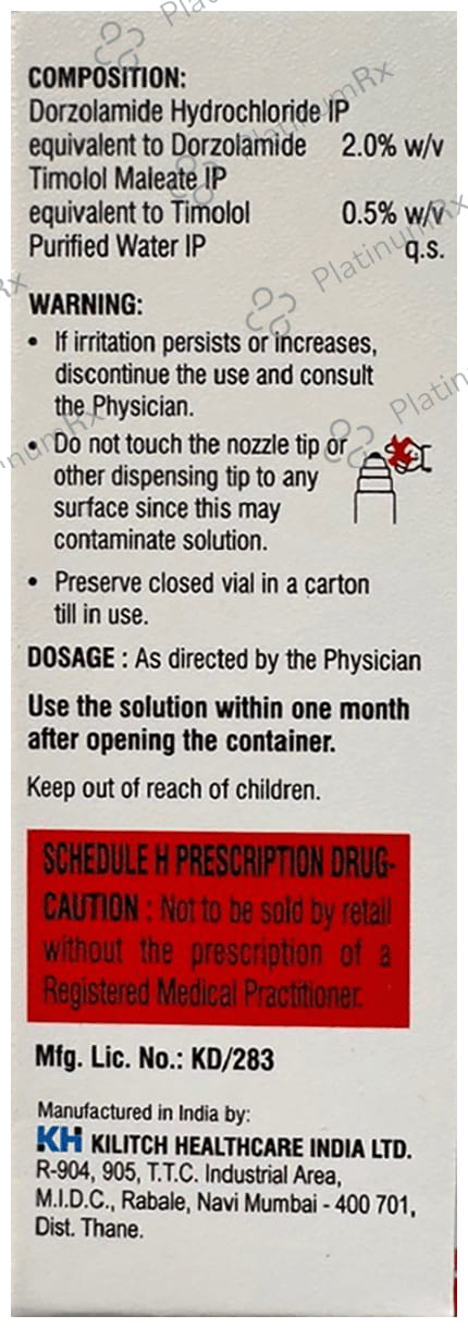 Dorzoeye T Eye Drop