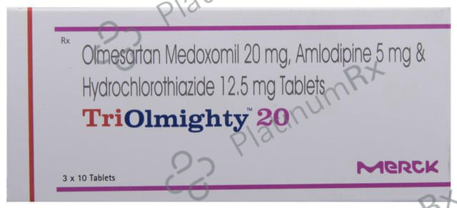 Triolmighty 20/5/12.5mg Tablet 10s