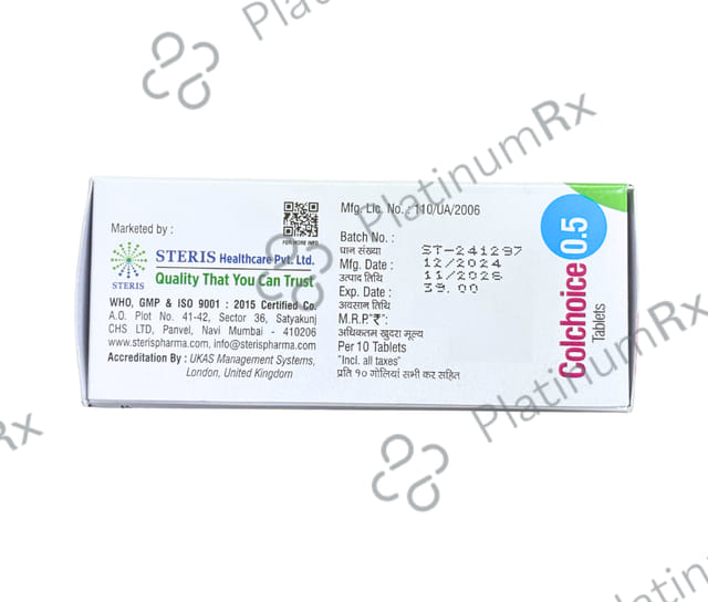 Colchoice 0.5mg Tablet 10s