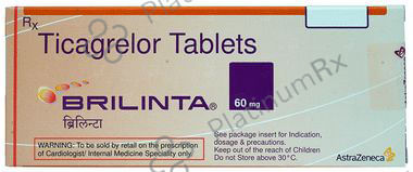 Brilinta 60mg Tablet 14s