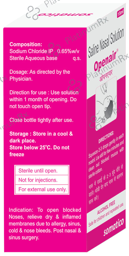 Openair Nasal Solution 15ml