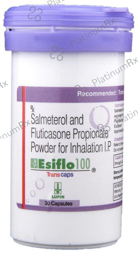Esiflo 50/100mcg Transcaps 30s