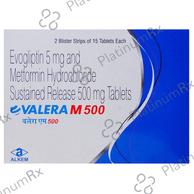 Valera M 5/500mg Tablet SR 15s