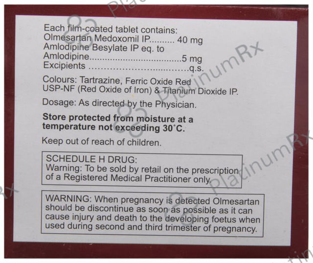 Olkem 40 AM 5/40mg Tablet 15s