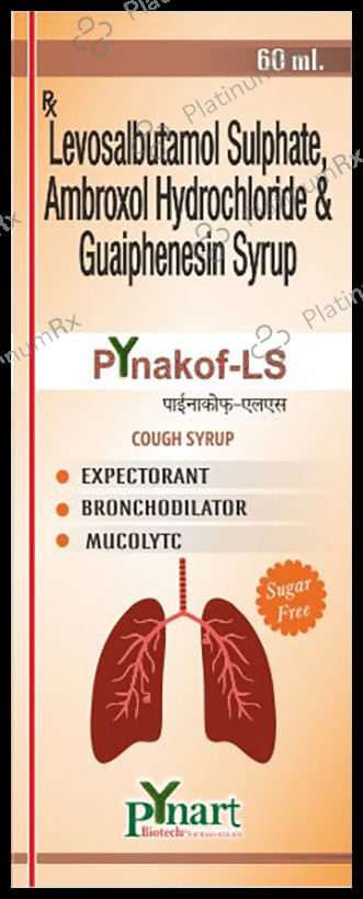 Pynakof LS 15/50/1mg Syrup 60ml
