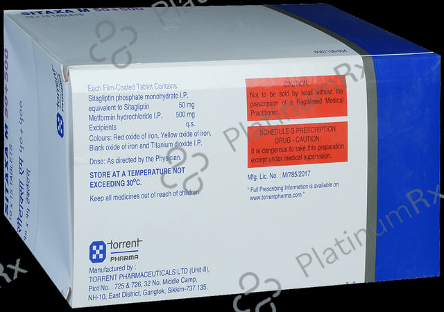 Sitaxa M 50/500mg Tablet 15s