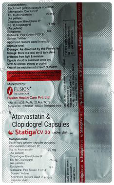 Statiga CV 20/75mg Capsule 10s