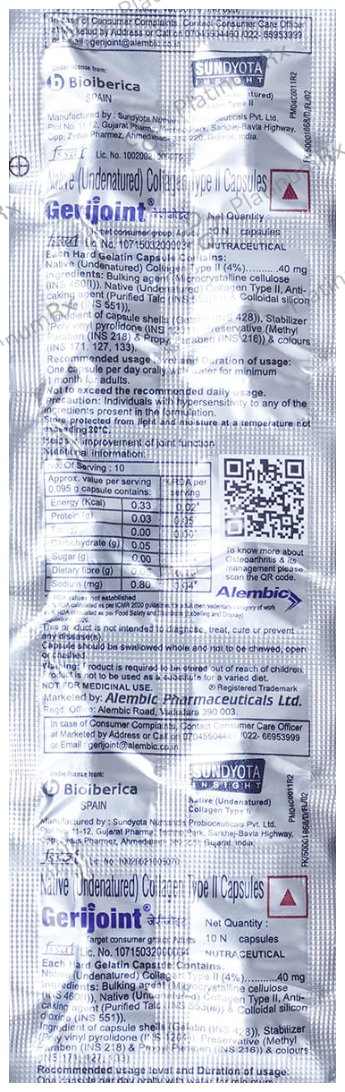 Gerijoint 40mg Capsule 10s