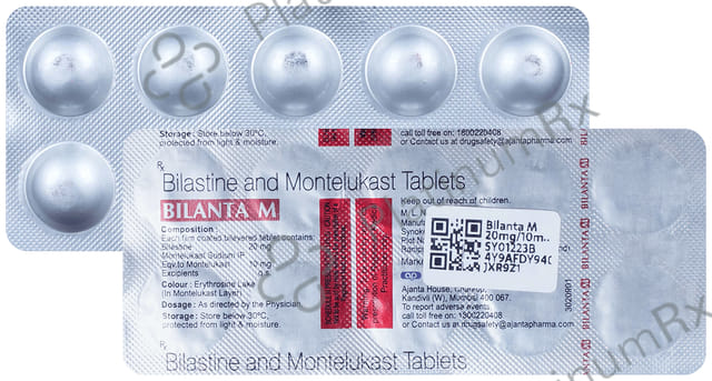 Bilanta M 20m/10mg Tablet 10s