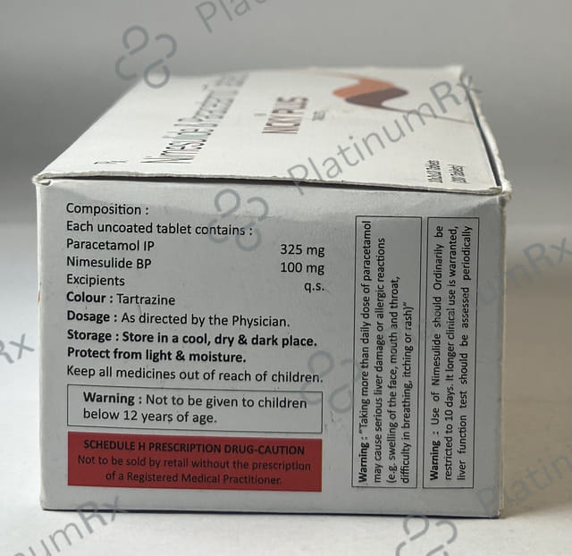 Nicky Plus 325/100mg Tablet 10s