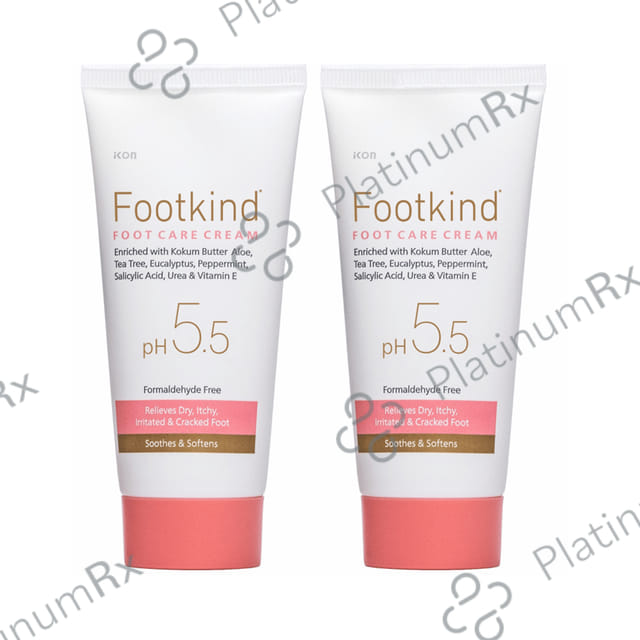 Footkind pH Balanced Foot Care Cream (60gm Each) 2 Tube