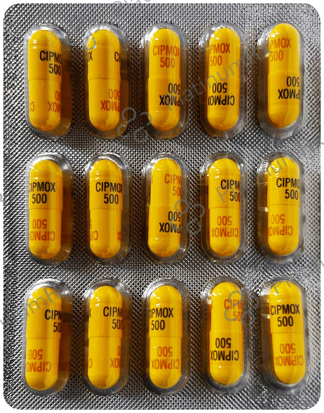Cipmox 500mg (Yellow) Capsule 15s
