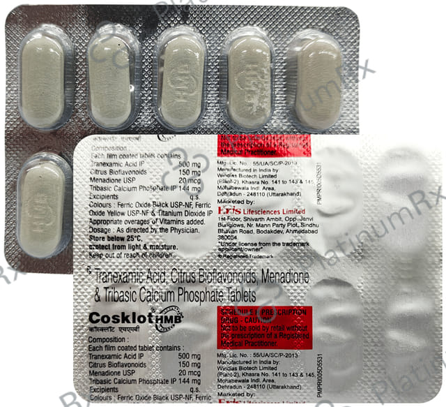 Cosklot HMB Tablet 10s