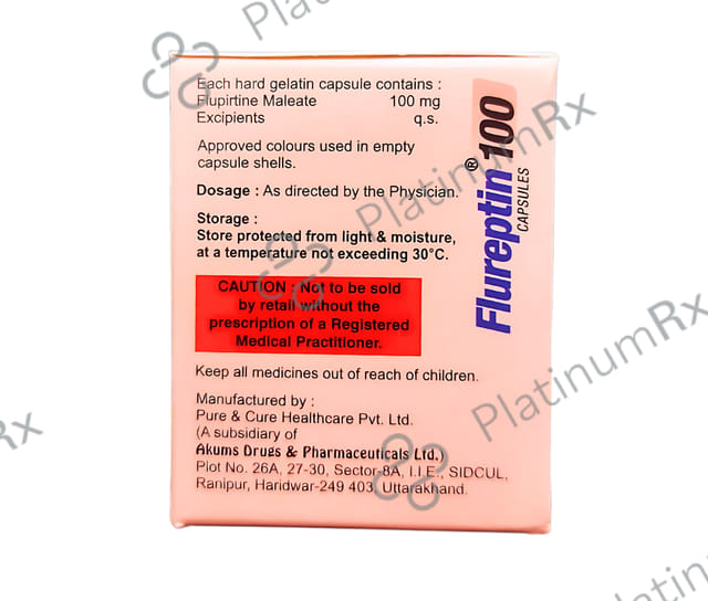 Flureptin 100mg Capsule 10s