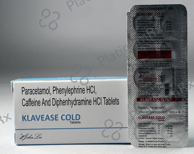 Klavease Cold Tablet 10s