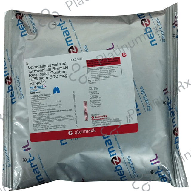 Nebzmart IL 1.25mg/500mcg Smartules Respules 8X2.5ml