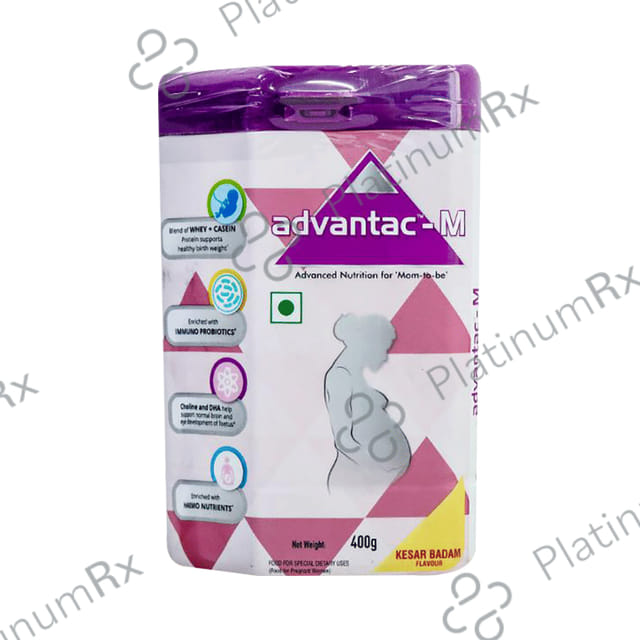 Advantac M Advance Nutrition Powder Kesar Badam 400gm