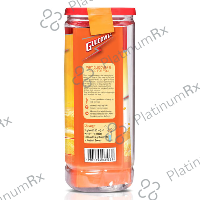 Glucovita Orange Flavour Powder 500gm