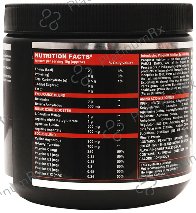 Pro Quest Advanced Pre-Workout Powder Cola