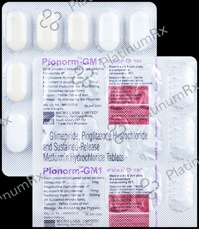 Pionorm GM1 Tablet SR