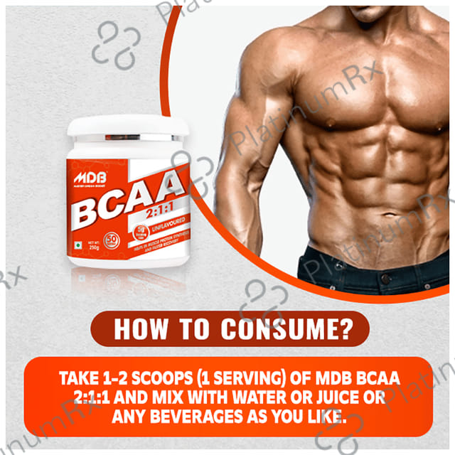 MDB Master Dream Bodies BCAA 2:1:1 Powder 250gm