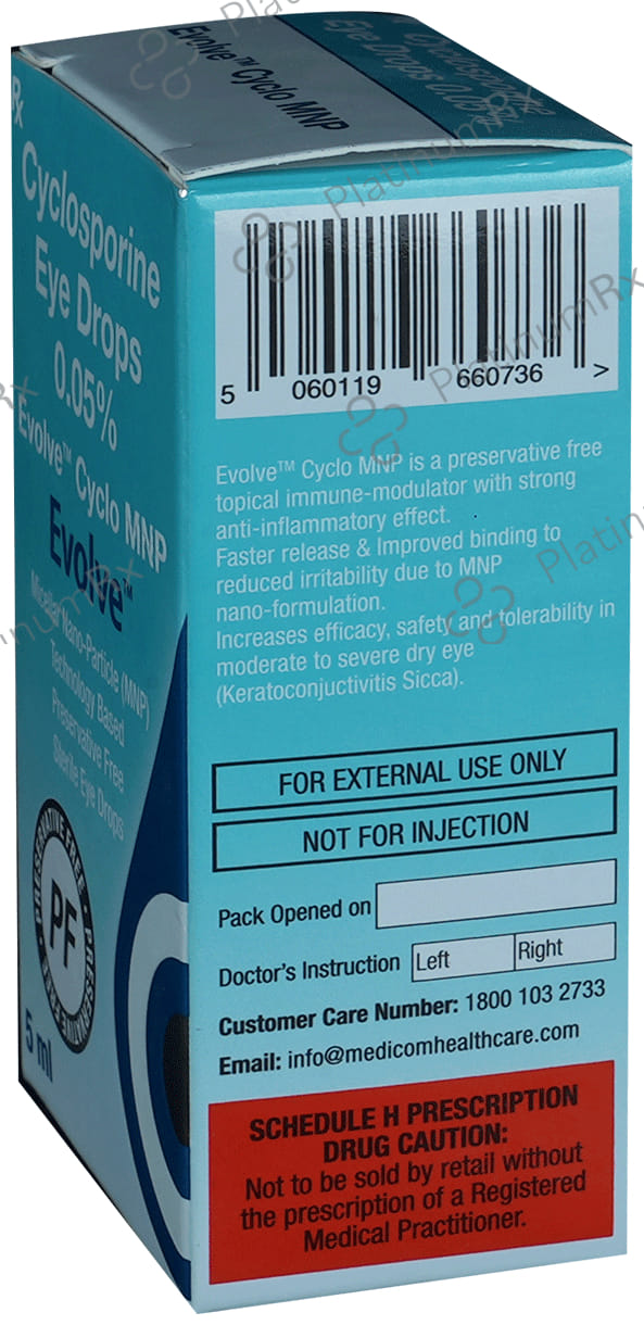 Evolve Cyclo MNP Eye Drop 5ml